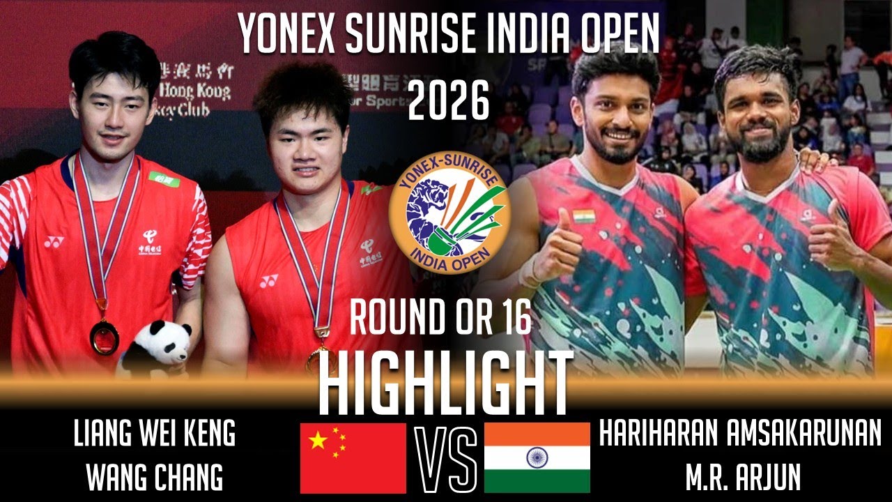 LIANG Wei Keng WANG Chang vs Hariharan AMSAKARUNAN M R ARJUN | India Open 2026 Badminton