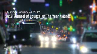 2019 COUNSEL OF THE YEAR AWARDS
