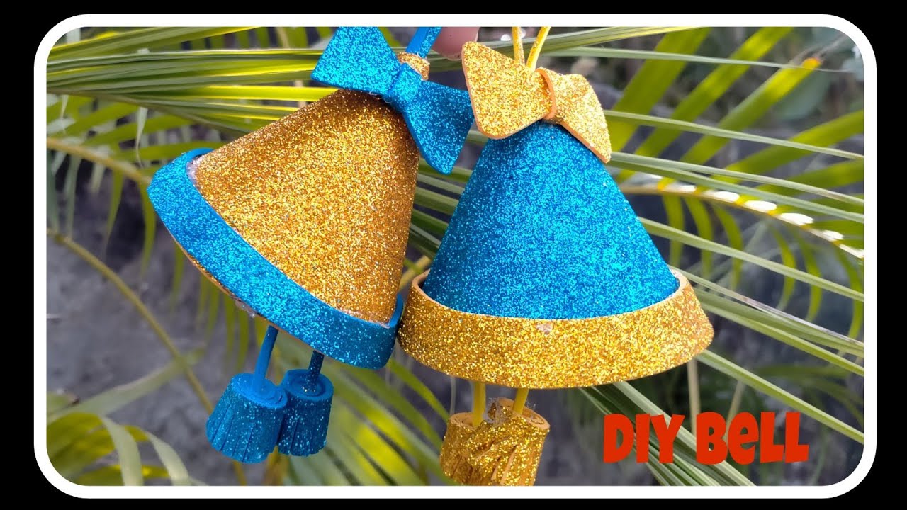 DIY Bell|| How to make cristmas bell at home|| easy and useful bell ...
