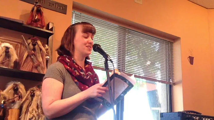 Sara Dailey reads at Grumpy Steve's Coffee in St P...