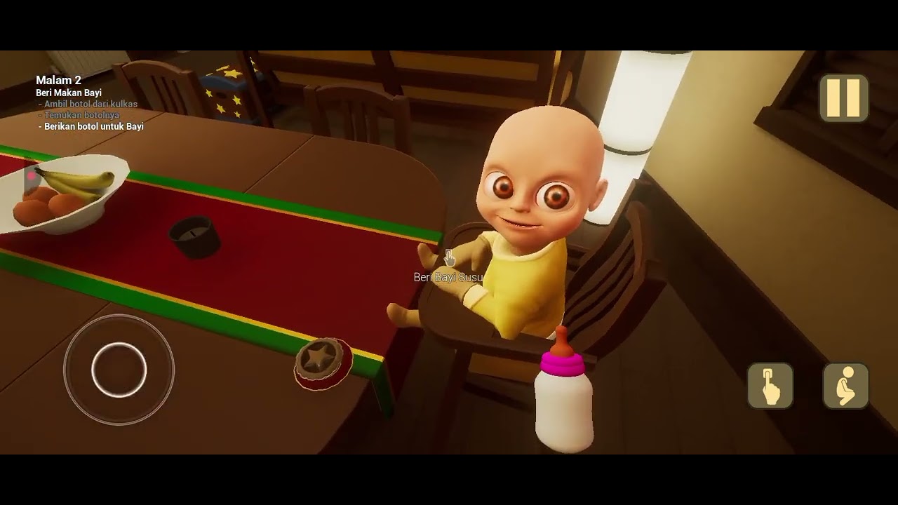 Bayi ga bener males ngasuh nya