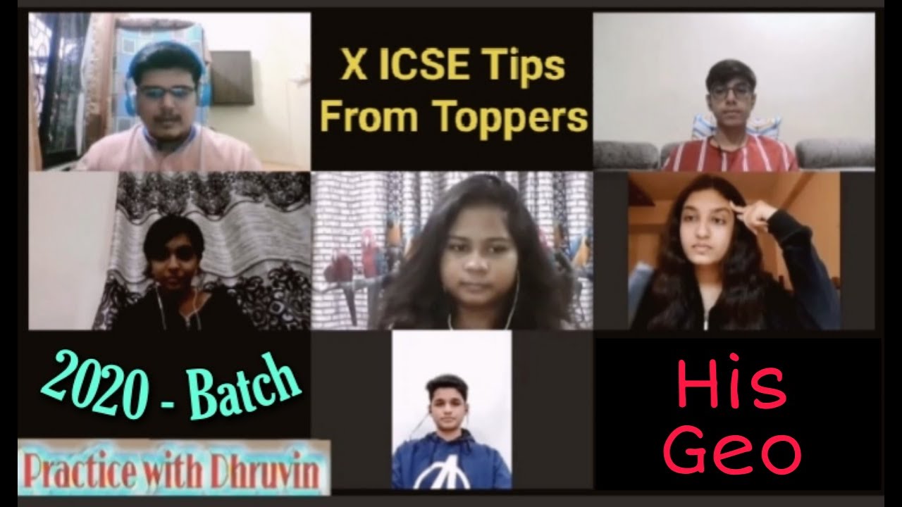 X ICSE Tips from Toppers - History-Geography 