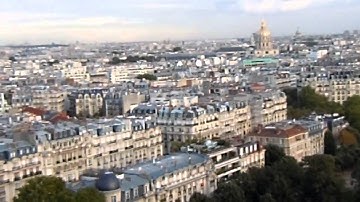 Windy video 1st level of Eiffel Tower Paris panning north. DSCN1607 HHT1011
