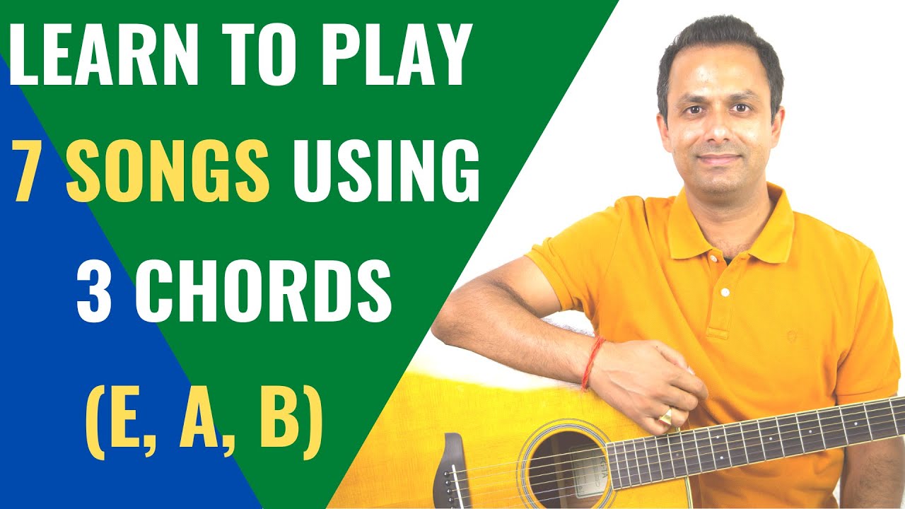Learn to Play 8 Bollywood songs using 3 Guitar Chords YouTube