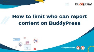 How to limit who can report content  | BuddyPress Moderation Tools Plugins