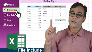 Make Your own Custom Navigation Bar in excel | Make a Custom Sidebar in Excel | Hindi