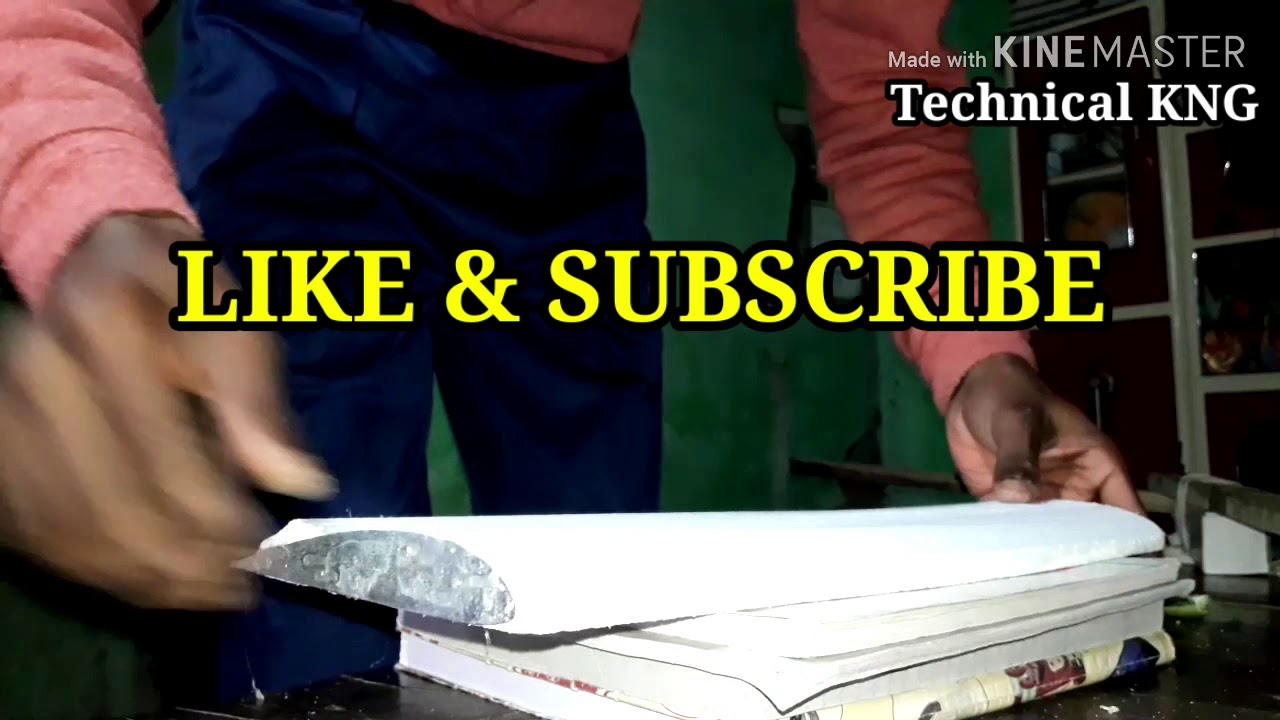 How to make Plane Wing Airfoil Shape - YouTube
