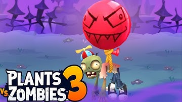 Plants vs. Zombies 3 - Gameplay Walkthrough Part 13 - Bamboo Shoots VS Balloon Zombie (Park Zombie)