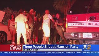 Gunfire Erupts At Beverly Crest Mansion Party, At Least 3 Injured