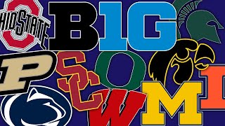 Big Ten Football - All Logos RANKED