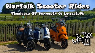 Norfolk Scooter Rides - Time-lapse to Lowestoft
