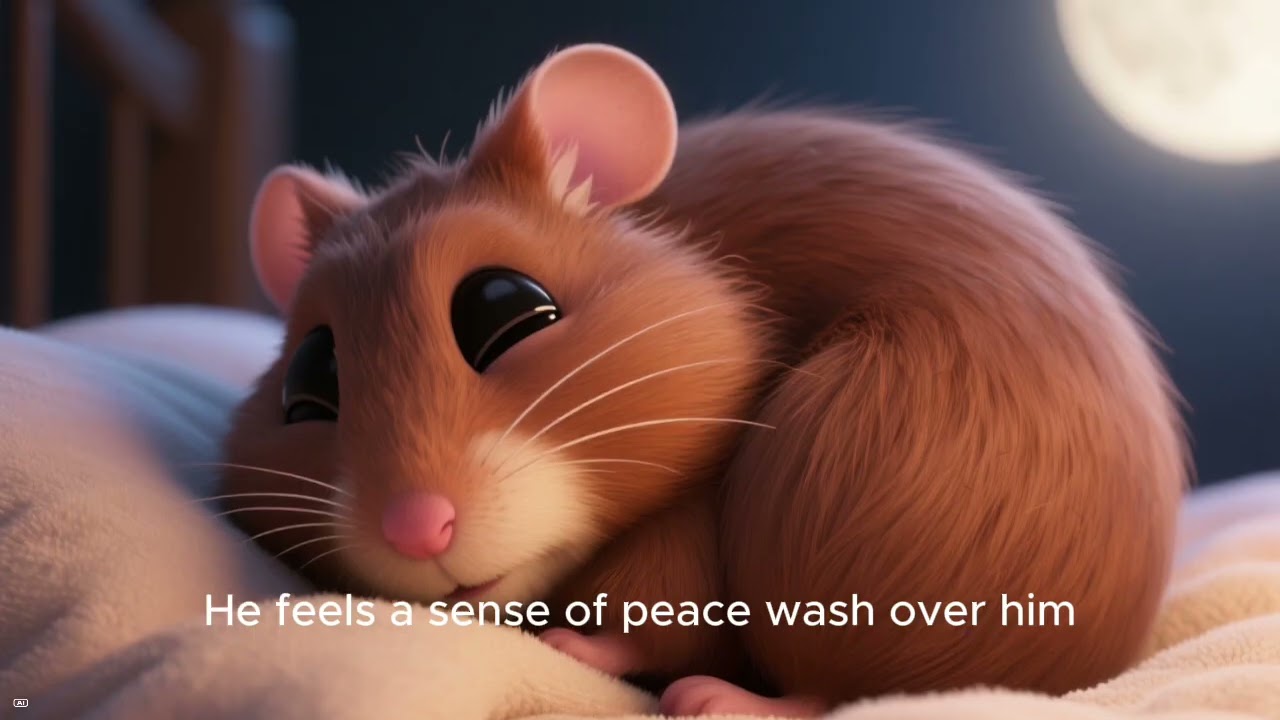 The Tiny Hamster at Night 🌙 | ESL Bedtime Story A1