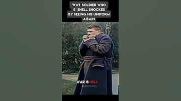 Shell shocked WW1 soldier