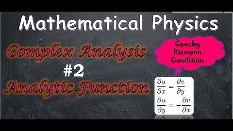 #10 What is Analytic Function?|Cauchy Riemann Condition | Complex Analysis| Mastering MMP