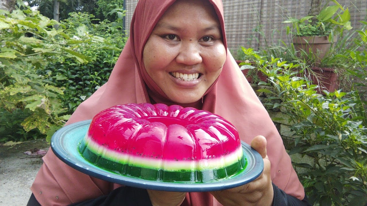 cara buat agar2 tembikai by kak nur@tip agar2 di jamin jadi elok