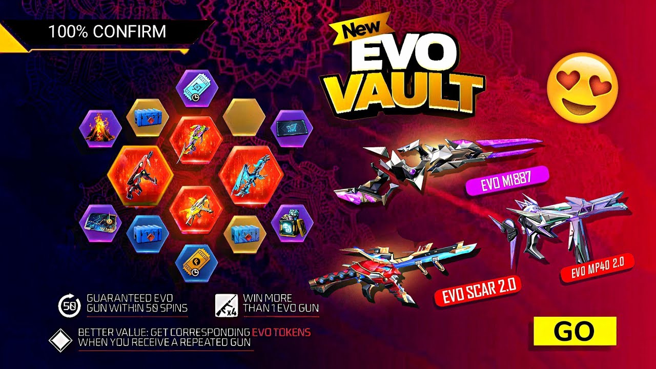 Next Evo Vault Event Free Fire 🥳🤯,M1887 Return|free fire new event|ff new event |new event free fire