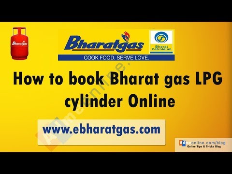 How to book Bharat gas LPG cylinder Online | Book Bharat gas online