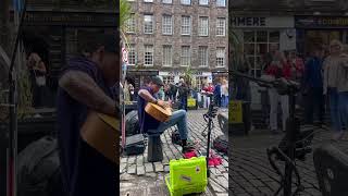 Breaking nails and singing tales #streetartist #music #streetmusician #cover #guitar