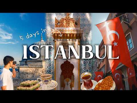 Istanbul, Turkey 🇹🇷 | Best Food, Markets, Mosques | 5-Day Itinerary | Turkey Travel Vlog
