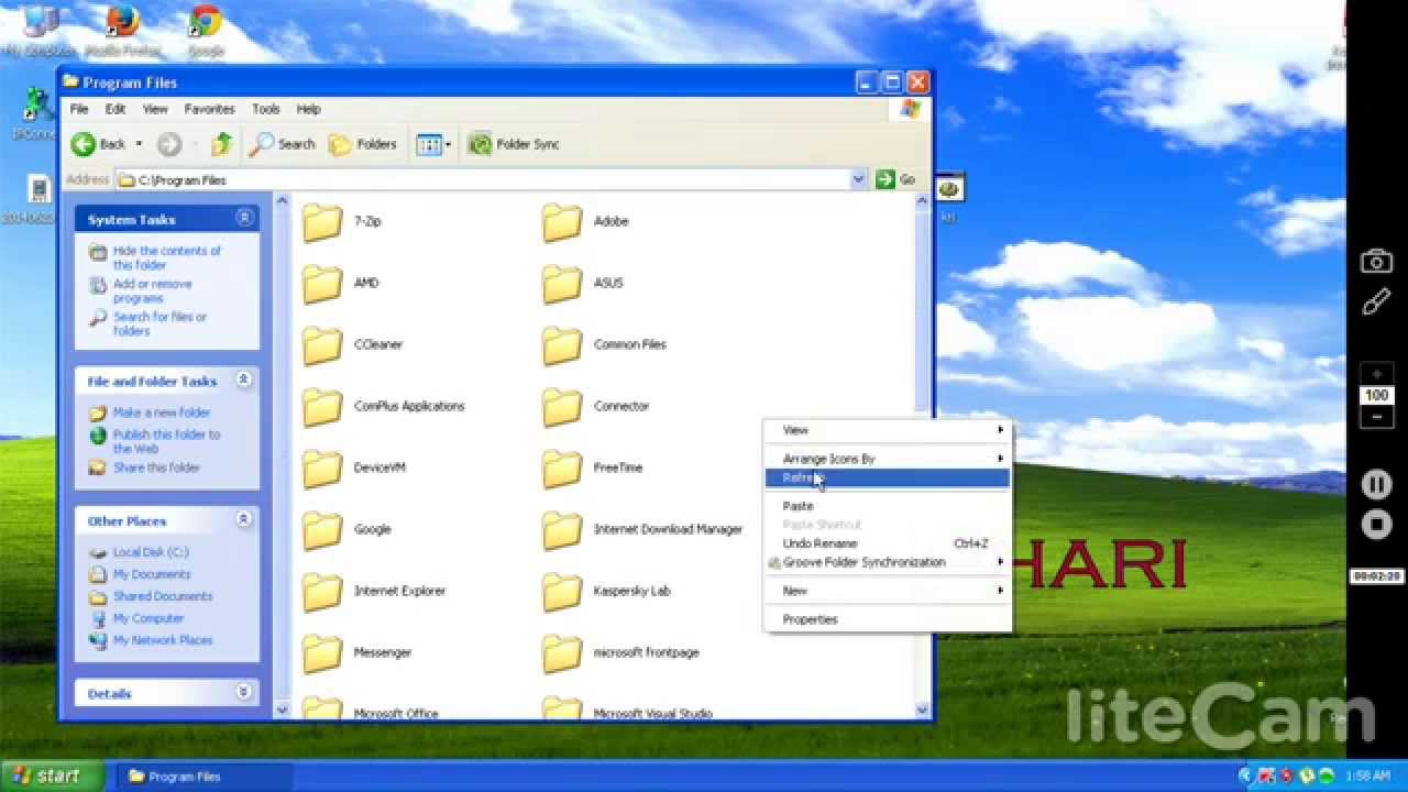 Javascript Windows Xp