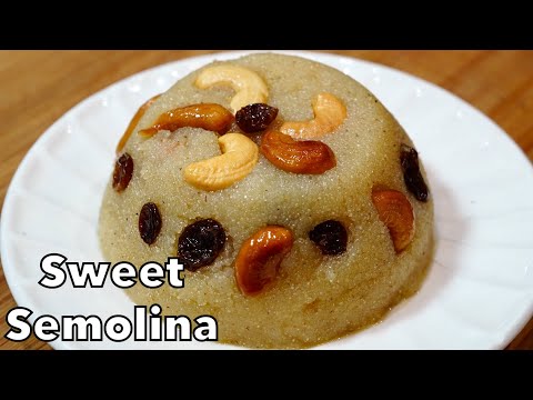 QUICK SEMOLINA RECIPE  HOW TO MAKE SOOJI HALWA FOR BEGINNERS