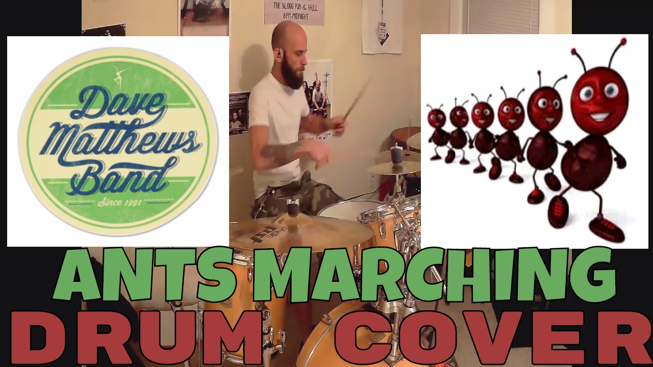 Ants Marching Drum Cover Dave Matthews Band YouTube