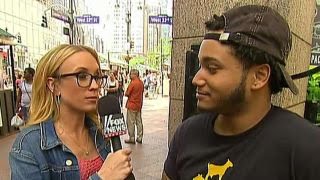 Kat Timpf hits the streets to celebrate National Smile Day