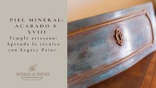 PASO A PASO taller sobre CÓMO aplicar temple mineral sobre mueble antiguo con técnicas históricas screenshot 5