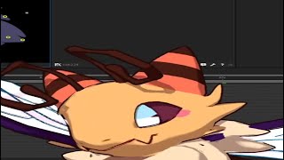 Brave Bee Tries To Fly On Stream