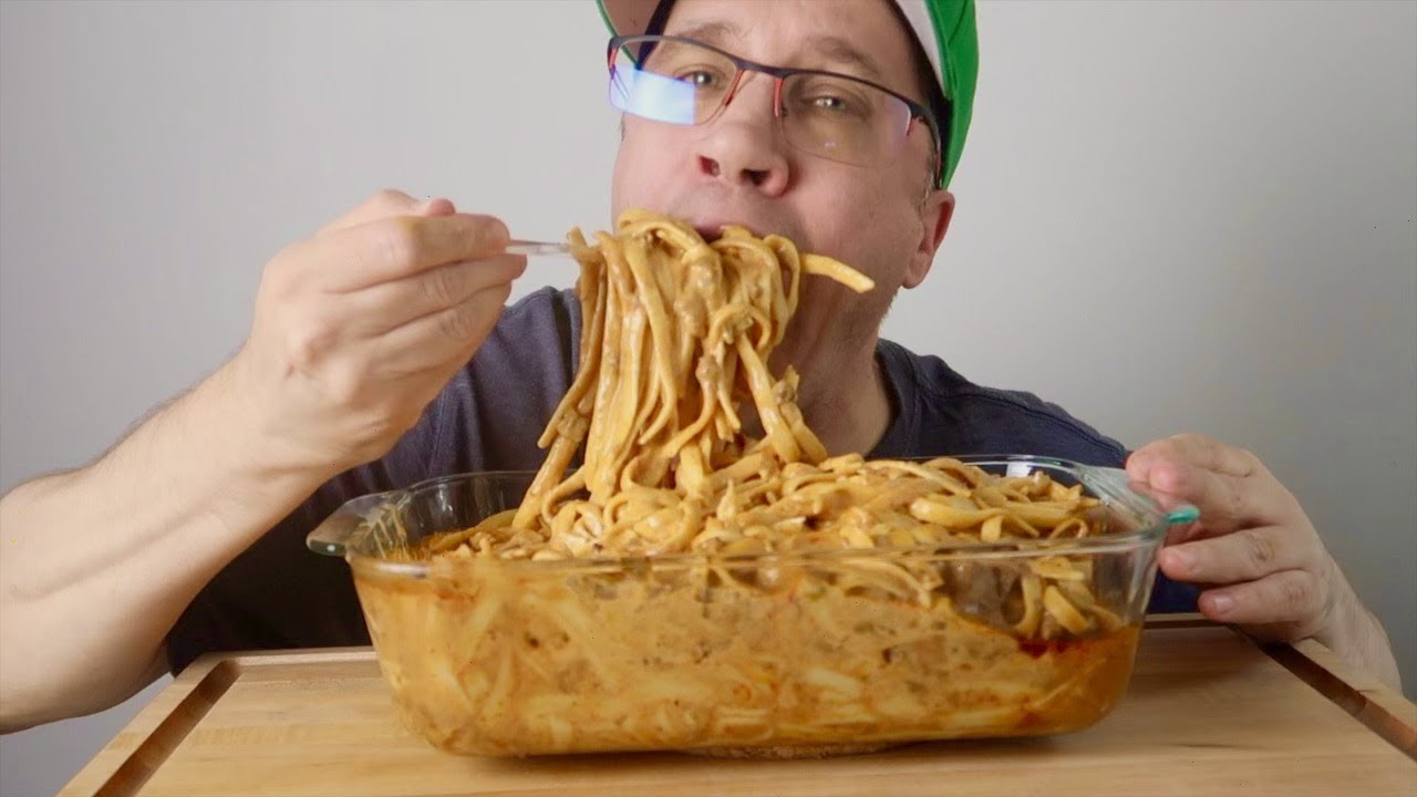 ASMR • Chili Cheese Pasta • Mukbang Feast  |  Seanusca Food !