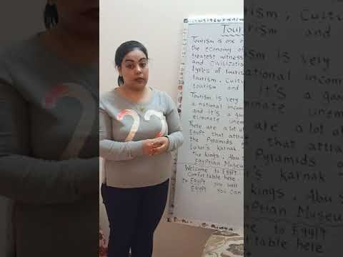 A Paragraph About Tourism برجراف عن السياحة باللغة الإنجليزية