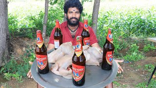 BEER CHICKEN | Beer Chicken full Roast | Village Style Crispy Chicken Roast Recipe in World man