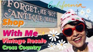 “Check Every Nook” | SHOP WITH ME | VINTAGE RESALE | ANTIQUE MALL FINDS | CROSS COUNTRY ROADTRIP