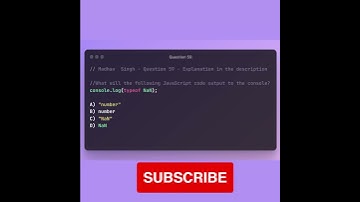 Guess the Output in JavaScript Problem-59 | JavaScript  Questions  #coding #code #javascript