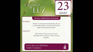 Palavras de Luz em Português e Esperanto – 23/05/2023