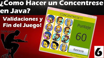 Juego Concentrese en Java : 6. Logica Parejas y Fin del Juego