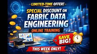Get Special Discount Offer On Microsoft Fabric Data Engineering Online Training Program