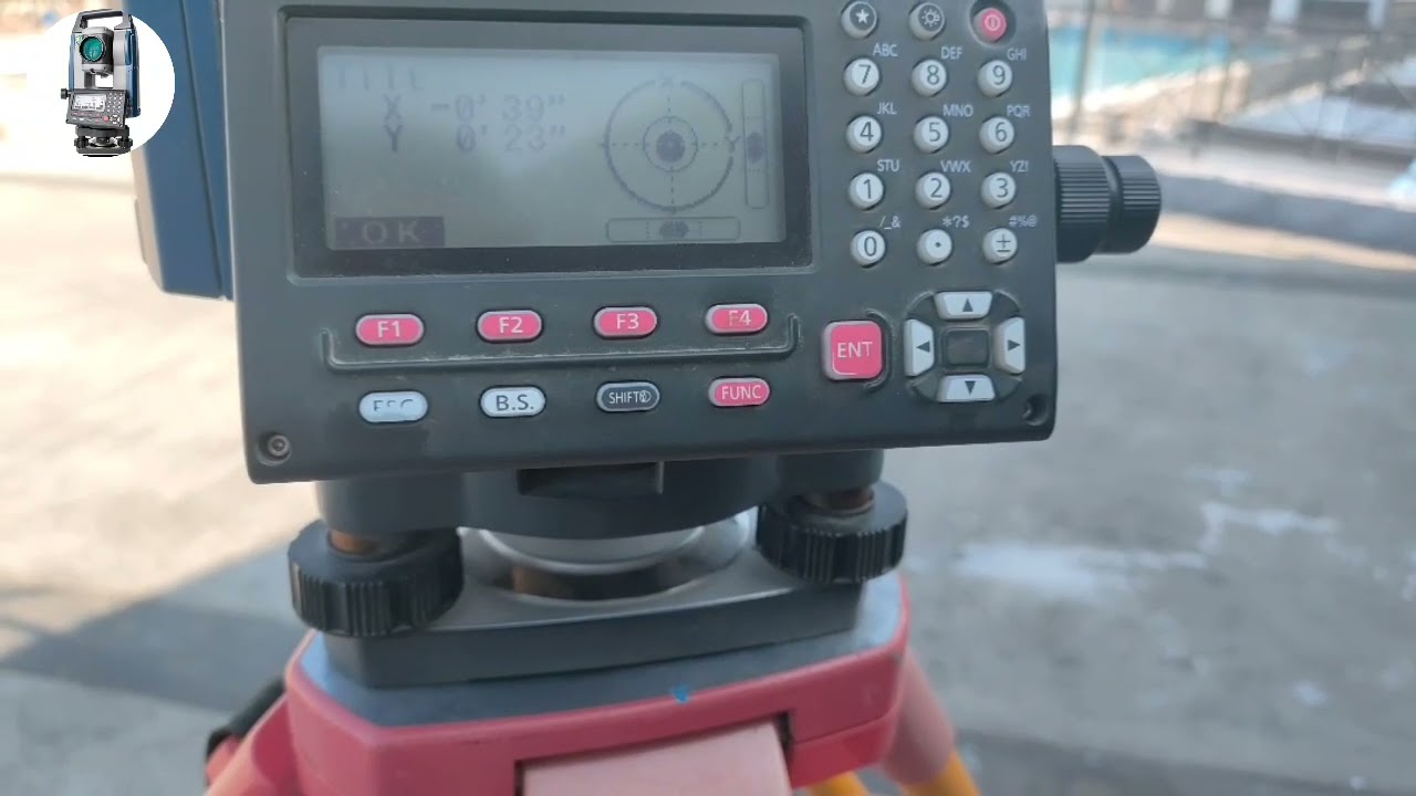 المحاضرة الأولى:التعرف على جهاز توتال استيشن ( Sokkia Im 105)