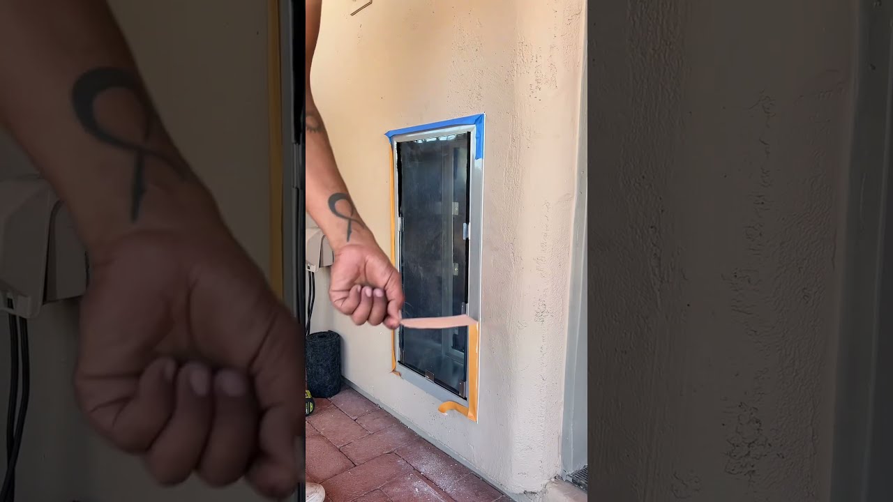 Some Finishing Touches On A New Door Aesthetic Finishingtouches Petdoor Petservices Details