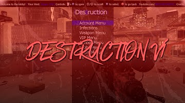 MW2 Destruction V1 (Paid Menu)(TU8)