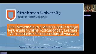 WCQR2025_317598: Peer Mentorship as a Mental Health Strategy for Canadian Online Post-Secondary...