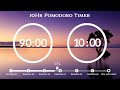 90 Minute Pomodoro Timer Magic Forest Sound 10 Hour Study Pomodoro 90 10 90 Min X 6 Sets 
