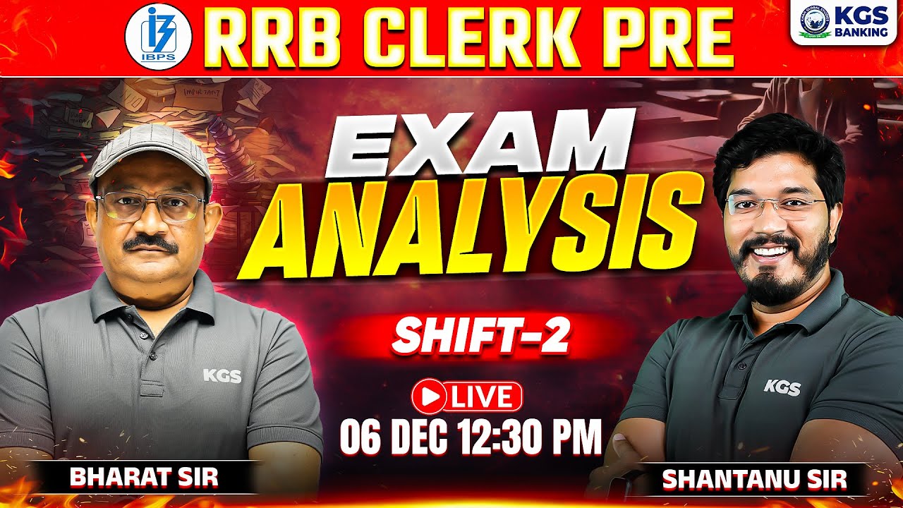IBPS RRB Clerk Pre Exam Analysis 2025 | Shift 2 RRB Clerk Paper ...