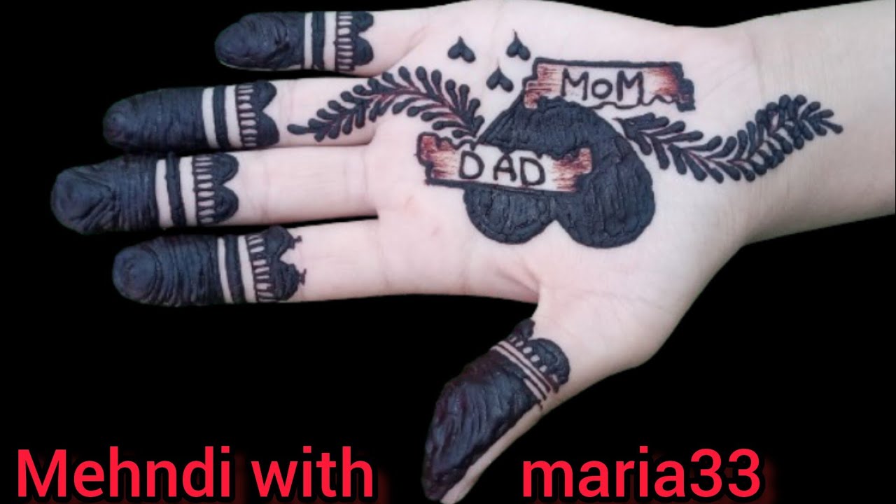 MOM AND DAD BEST MEHNDI DESIGN | NEW MEHNDI DESIGN | NEW STYLISH MEHNDI ...