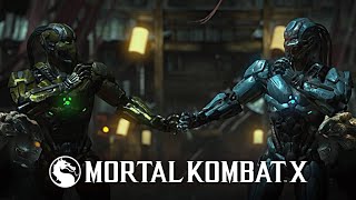 Mortal Kombat X - Triborg (Cyrax) Vs Triborg (Cyber Sub Zero) - (Very Hard)