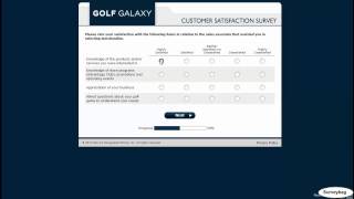 tellgolfgalaxy smg com Golf Galaxy survey by Surveybag