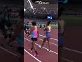 Masai Russell and Deyvnne Charlton Battle in Shanghai DL 100mH