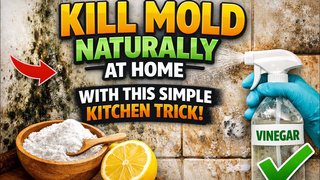 Kill Mold Naturally at Home With This Simple Kitchen Trick