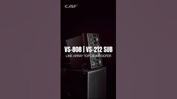 CAF active speaker VS808 #soundequipment #proaudio #audiomanufacturer #linearraysound #soundsystem