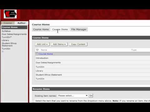 Adding Units In ECollege